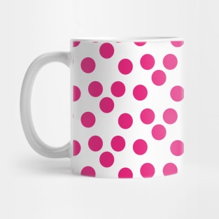 Cute Pink Circles Pattern Mug